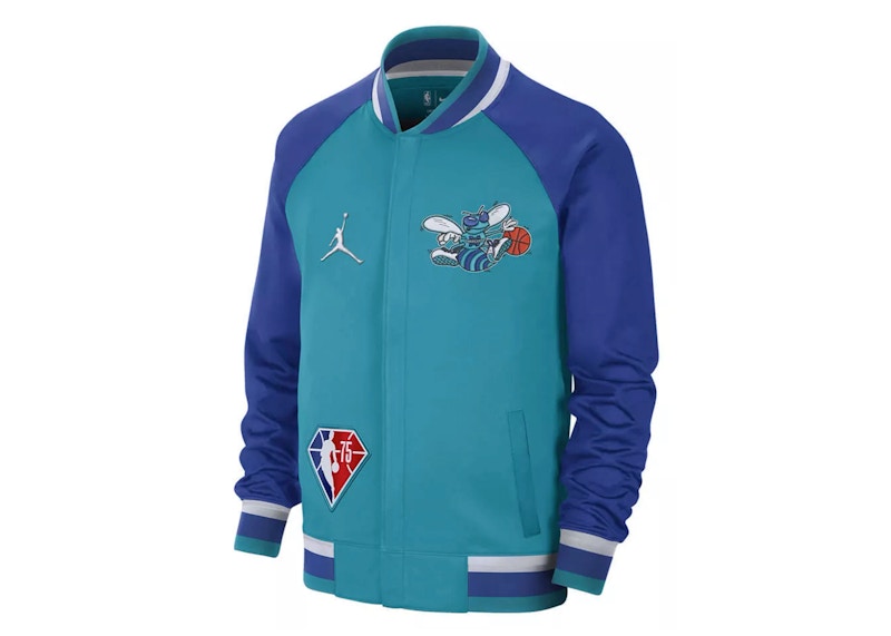 Jordan NBA Charlotte Hornets City Edition Jacket Teal/Blue