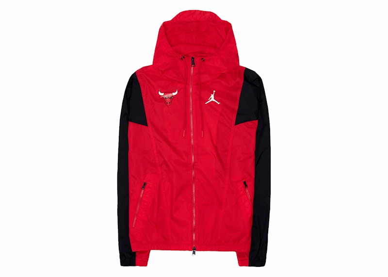 Jordan NBA Chicago Bulls Courtside Statement Loose Fit Jacket Red/White/Black