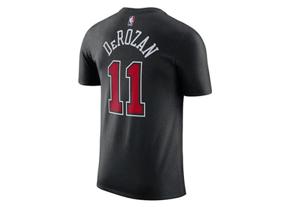 Jordan NBA Chicago Bulls Demar Derozan Satement T-shirt Black/Red/White