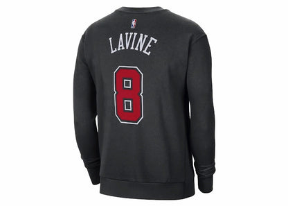 Jordan NBA Chicago Bulls Zach Lavine Sweatshirt Black
