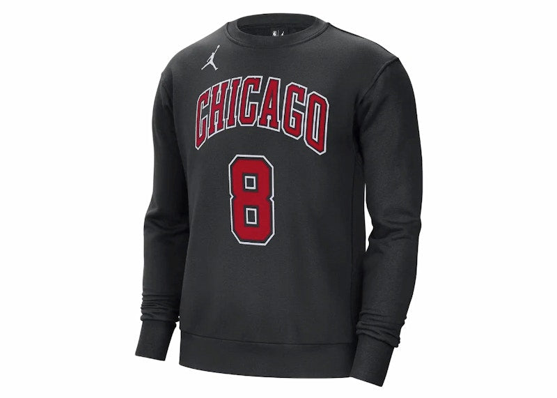 Jordan NBA Chicago Bulls Zach Lavine Sweatshirt Black