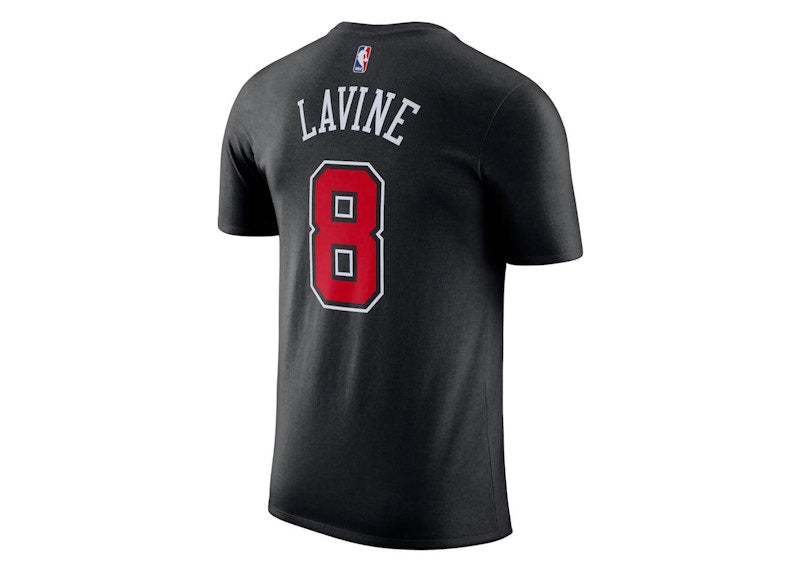 Jordan NBA Chicago Bulls Zach Lavine T-shirt Black/Red