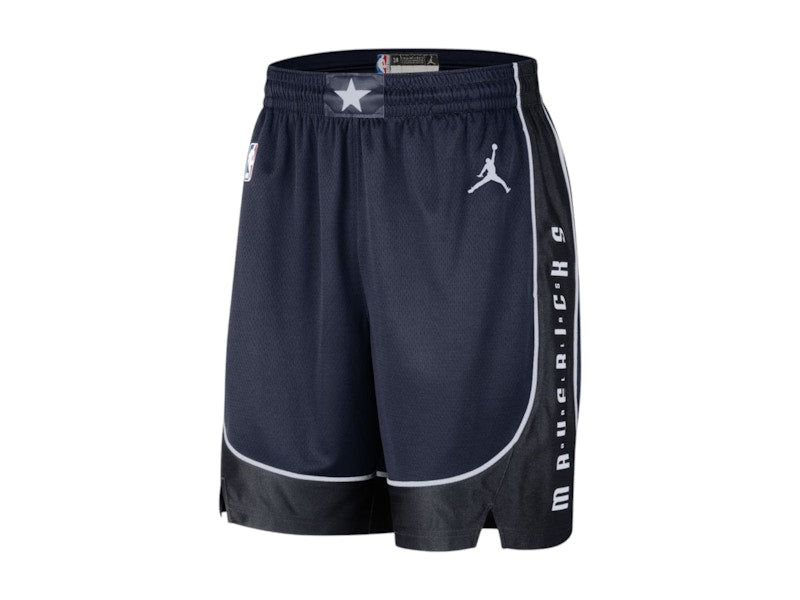 Jordan NBA Dallas Mavericks Statement Edition Swingman Dri-FIT Shorts Navy/White