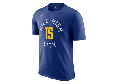 Jordan NBA Denver Nuggets Nikola Jokic T-shirt Blue