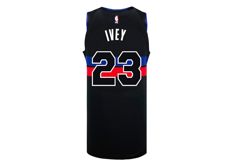 Jordan NBA Detroit Pistons Jaden Ivey Statement Swingman 2024/25 Jersey Black
