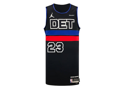 Jordan NBA Detroit Pistons Jaden Ivey Statement Swingman 2024/25 Jersey Black