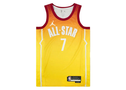 Jordan NBA Kevin Durant All Star 2023 Jersey Yellow/Orange