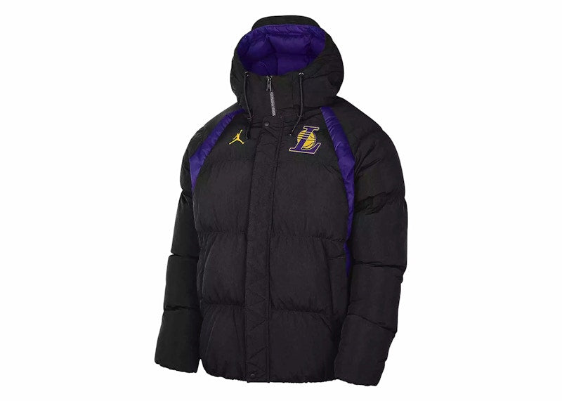 Jordan NBA Los Angeles Lakers Courtside Loose Fit Jacket Black/Yellow/Purple