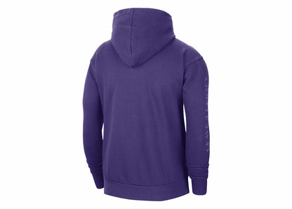 Jordan NBA Los Angeles Lakers Courtside Statement Edition Fleece Loose Fit Hoodie Purple/Yellow