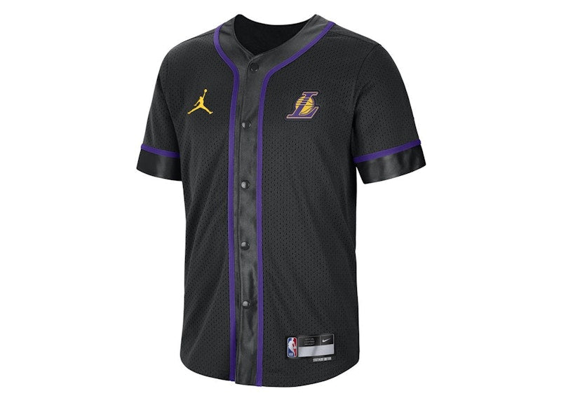 Jordan NBA Los Angeles Lakers Statement Edition Dri-Fit Top Black