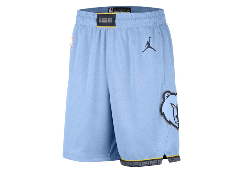 Jordan NBA Memphis Grizzlies Statement Edition Swingman Dri-FIT Shorts Light Blue/Dark Blue