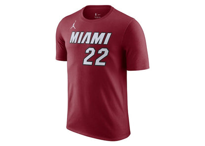 Jordan NBA Miami Heat Jimmy Butler Statement Edition T-shirt Dark Red/White