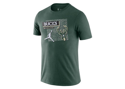 Jordan NBA Milwaukee Bucks T-shirt Dark Green