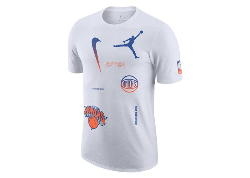 Jordan NBA New York Knicks Courtside Statement Edition T-shirt White