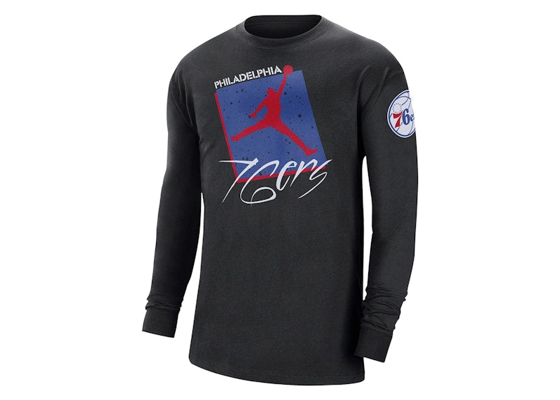 Jordan NBA Philadelphia 76ers Courtside Statement Edition Max 90 T-shirt Black