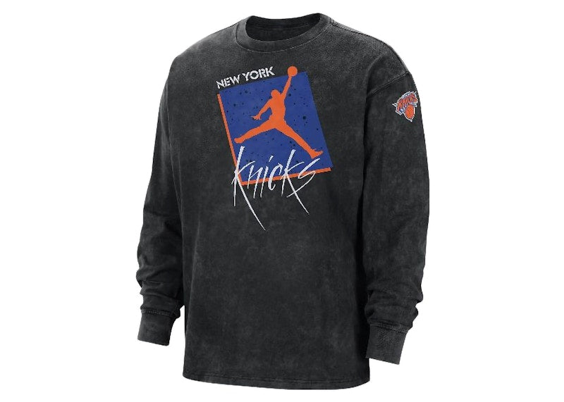 Jordan NBA Phoenix Suns Courtside Statement Long-Sleeve T-shirt Black