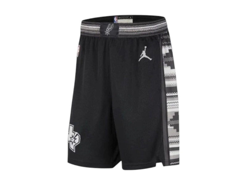 Jordan NBA San Antonio Spurs Statement Edition Shorts Black/Grey