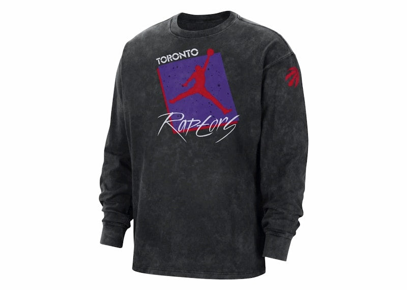 Jordan NBA Toronto Raptors L/S Loose Fit T-shirt Black