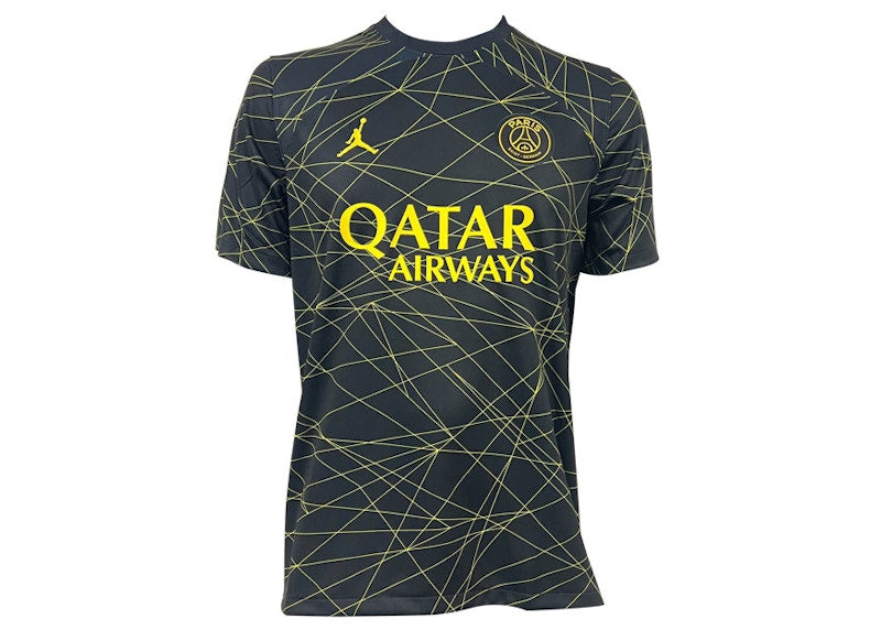 Jordan Paris Saint-Germain 2023/24 Stadium Force Jersey Black/Tour Yellow