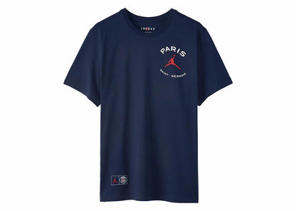 Jordan Paris Saint-Germain Logo T-Shirt Blue