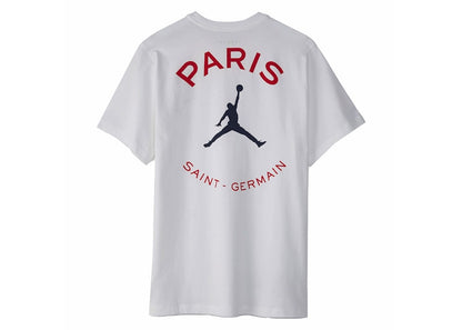 Jordan Paris Saint-Germain Logo T-Shirt White