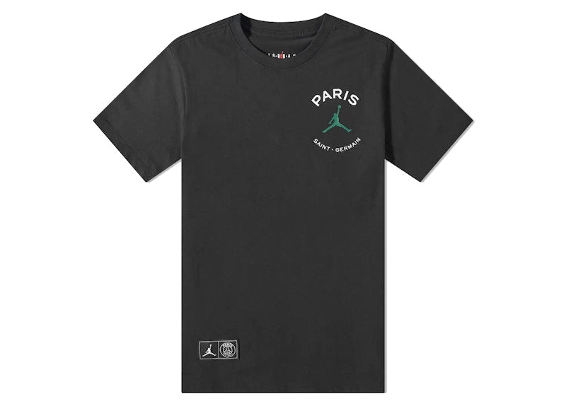 Jordan Paris Saint-Germain Tee Black/Noble Green