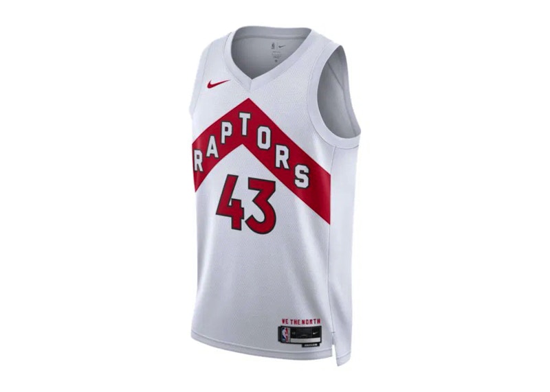 Nike Pascal Siakam Toronto Raptors Dri-Fit Jersey White