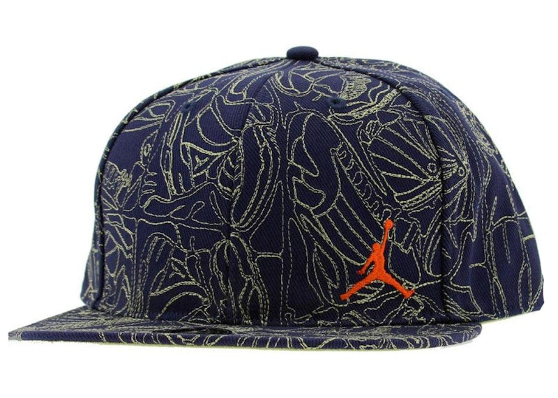 Jordan Retro 8 Fitted Cap Navy