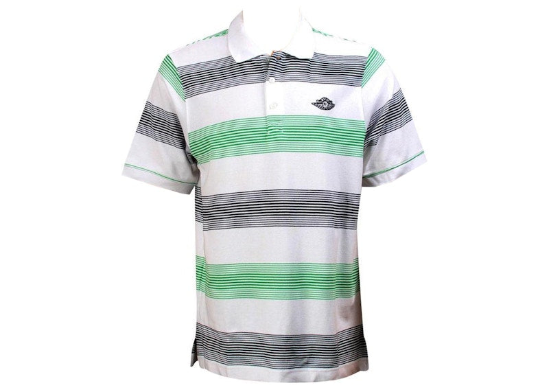 Jordan Signature Logo Polo Shirt White