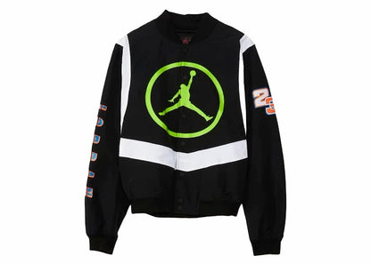 Jordan Sport DNA Knit Bomber Jacket Black/Lime/White