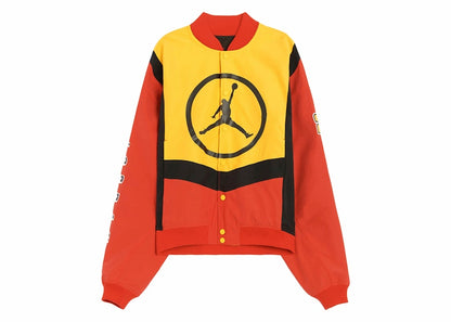 Jordan Sport DNA Knit Bomber Jacket Yellow/Red/Black