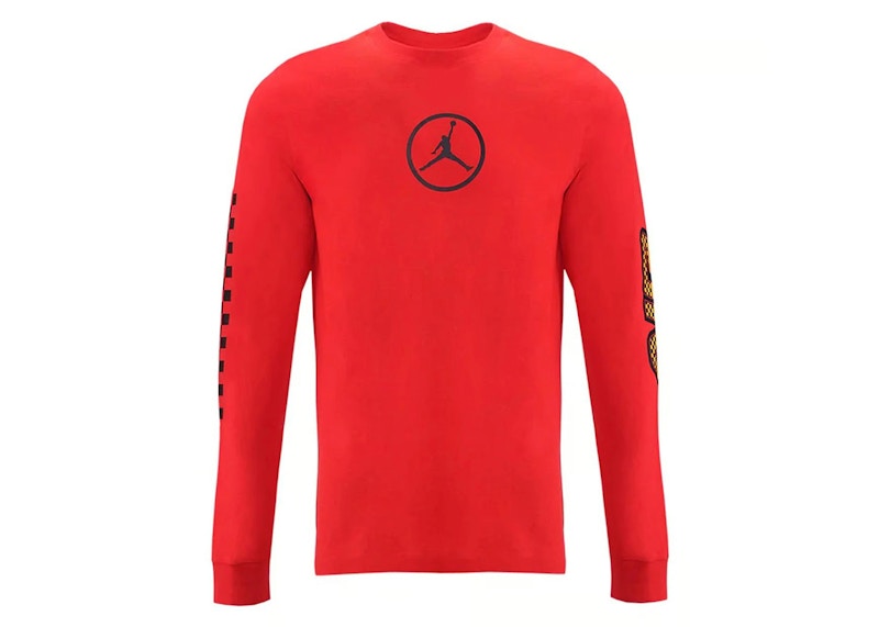 Jordan Sport DNA Long-Sleeve Red T-Shirt Red