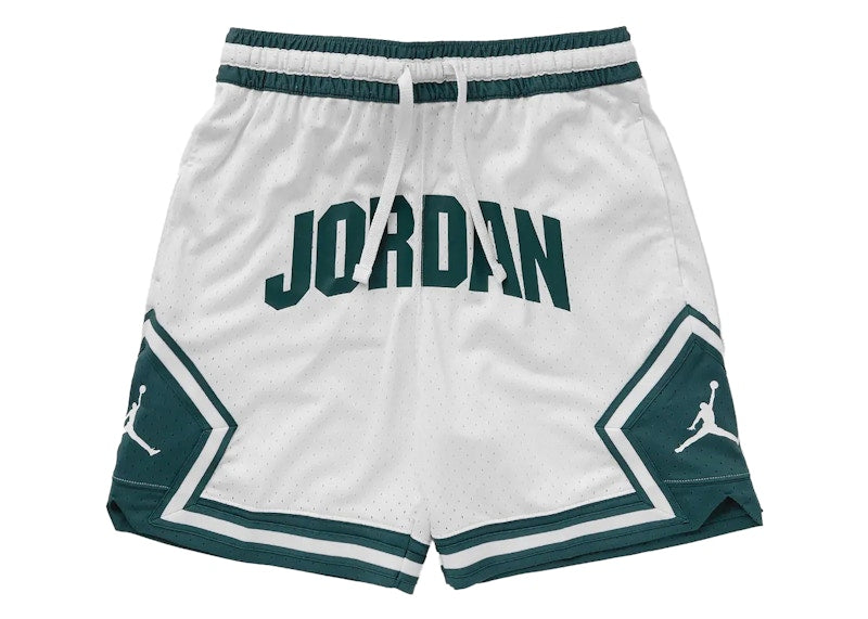Jordan Sport Diamond Dri-Fit Shorts White/Dark Green