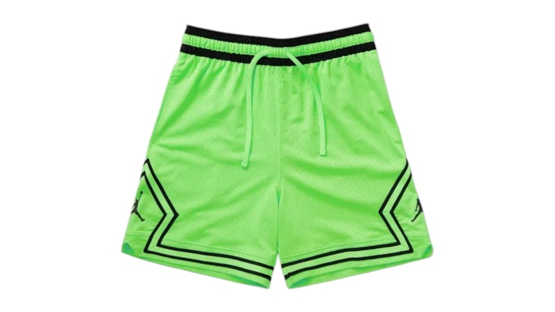 Jordan Sport Diamond Mesh Dri-Fit Shorts Green/Black