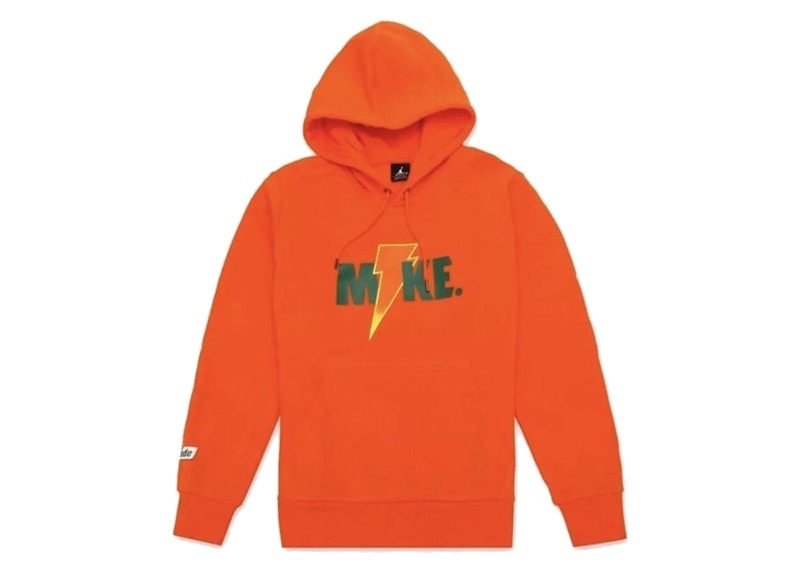 Jordan Sportswear Like Mike Fleece 2 Pullover Hoodie Orange/Safety Orange