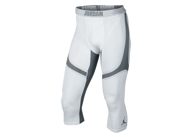 Jordan Stay Compression 3/4 Tights White/Wolf Grey