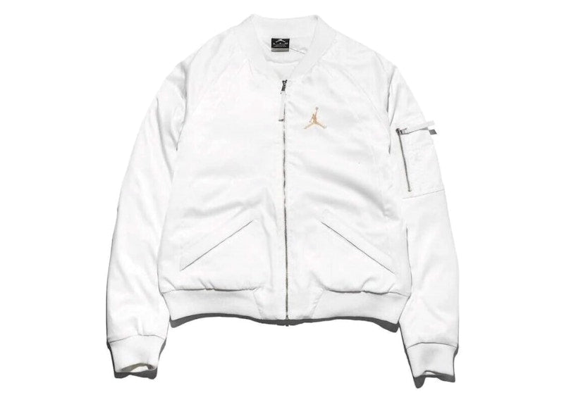 Jordan Women's Air Wings MA-1 Jacket White
