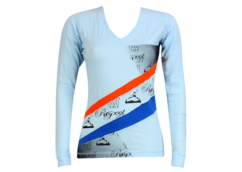 Jordan Womens Retro 8 L/S Tee Blue