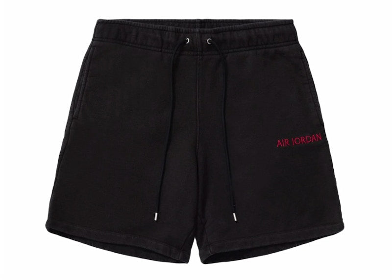 Jordan Wordmark Fleece Shorts Black
