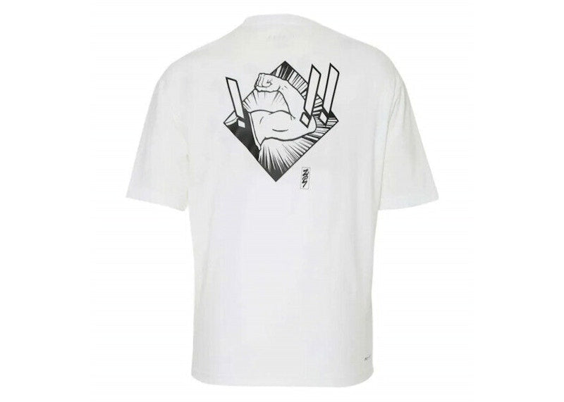 Jordan Zion Dri-Fit Short-Sleeve T-shirt White