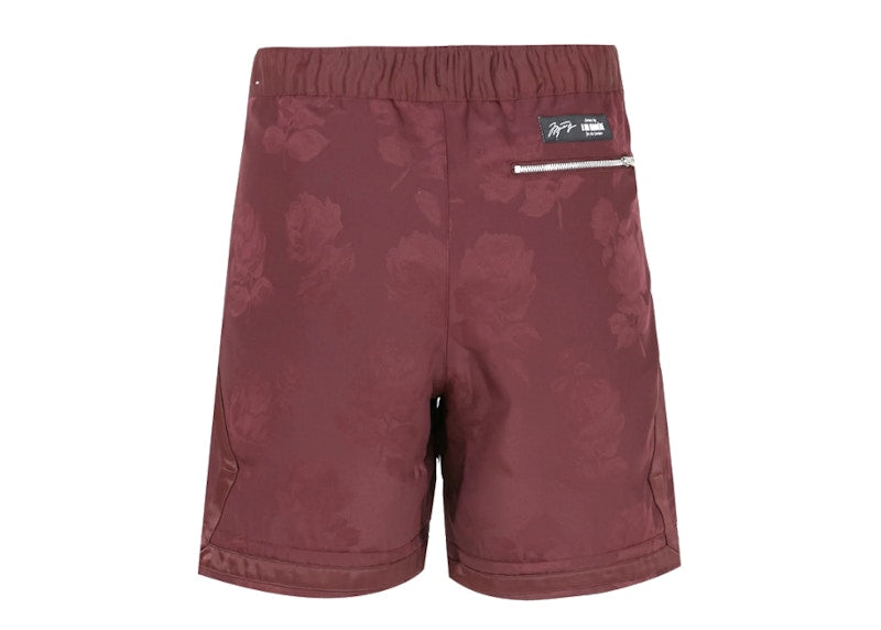 Jordan x A Ma Maniere Jacquard Shorts Burgundy