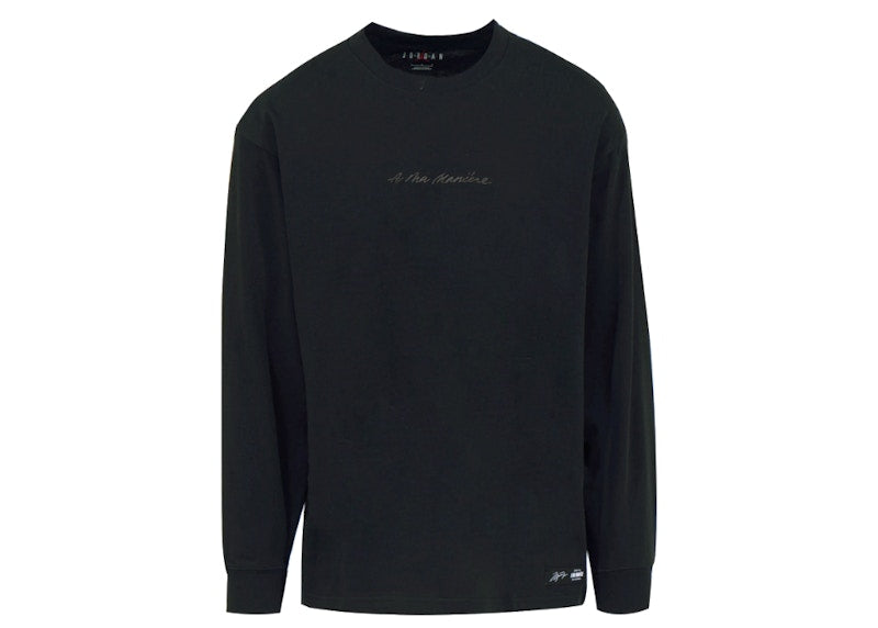 Jordan x A Ma Maniere L/S Tee (Asia Sizing) Black