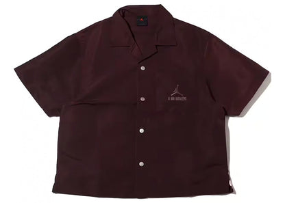 Jordan x A Ma Maniere Warm Up Shirt (Asia Sizing) Mahogany
