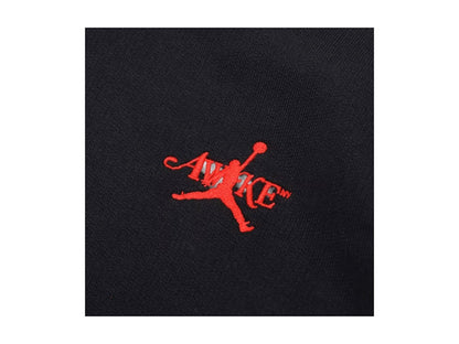 Jordan x Awake NY Fleece Hoodie (FW24) Black/Sail/University Red