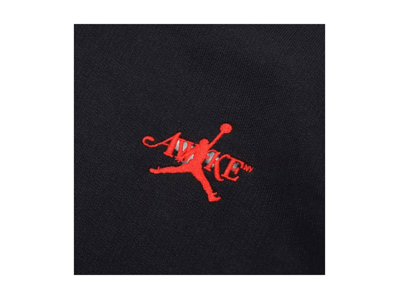Jordan x Awake NY Fleece Hoodie (FW24) Black/Sail/University Red