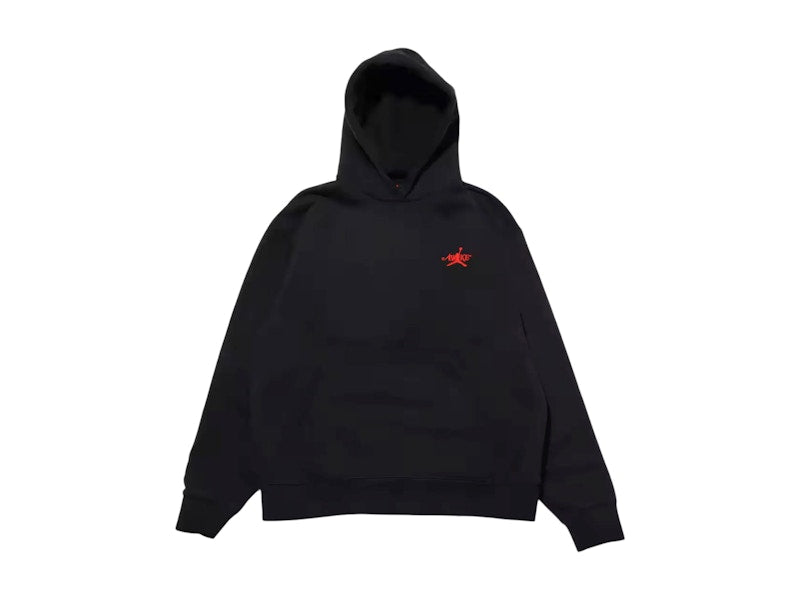 Jordan x Awake NY Fleece Hoodie (FW24) Black/Sail/University Red
