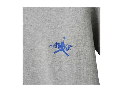 Jordan x Awake NY Fleece Hoodie Heather Grey/Black/Game Royal