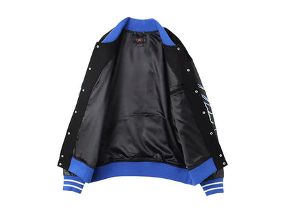 Jordan x Awake NY Varsity Jacket Black/Game Royal
