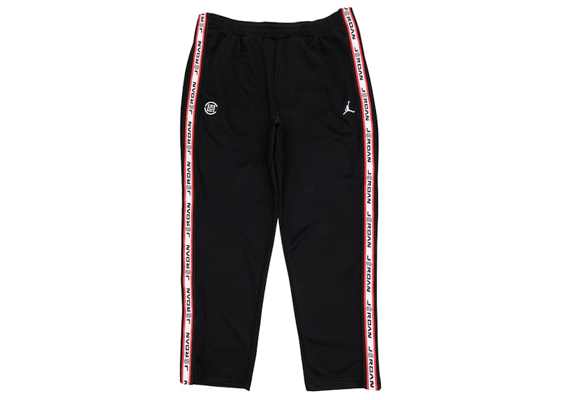 Jordan x CLOT NRG Track Pants Black/White/Red