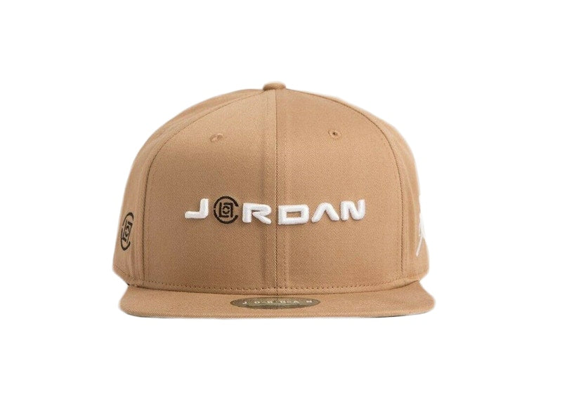 Jordan x CLOT Pro Cap Snapback tan